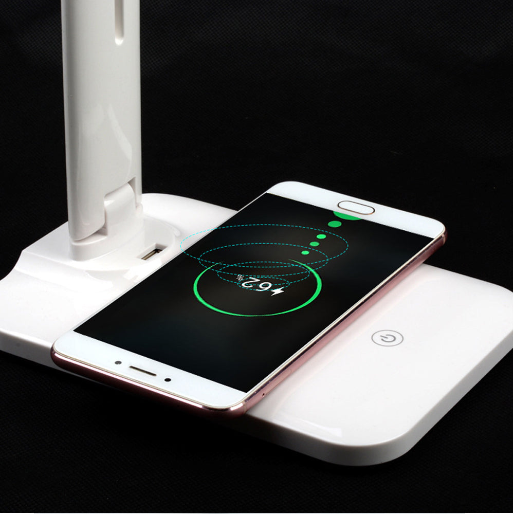 Reading Desk Lamp with Wireless Charging