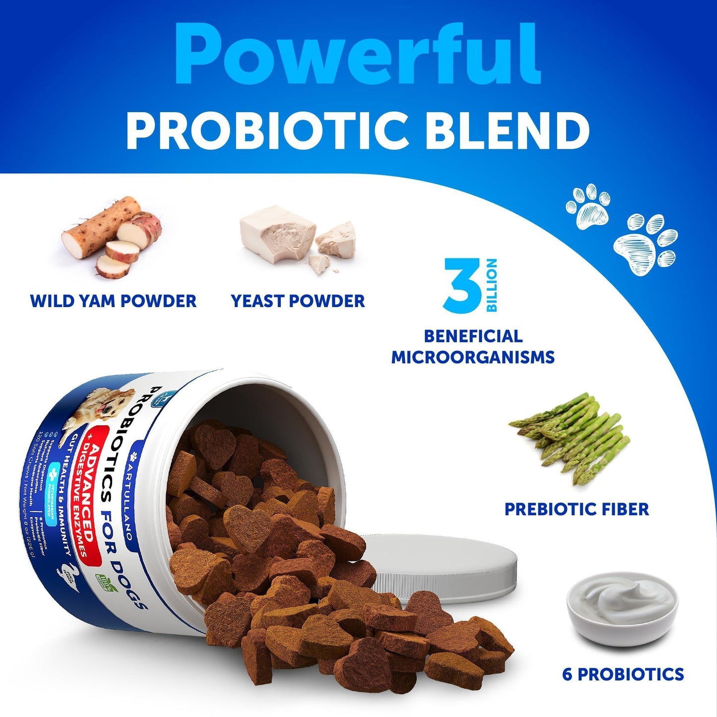 Dog Probiotic Soft Chews – 2 Pack, 240 Count