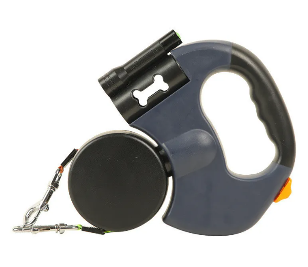 Double Dog Leash – Retractable & Tangle-Free for Two Dogs