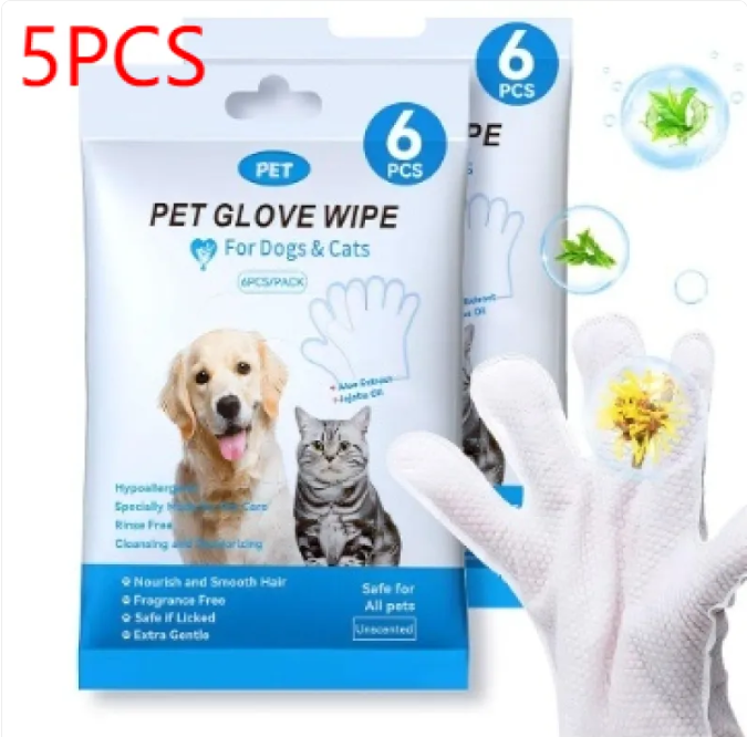 Pet Disposable Grooming Gloves