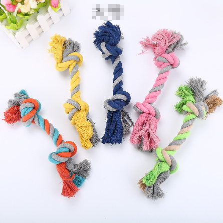 Large Cotton Knot Rope Dog Toy – 28cm Chew & Tug Toy