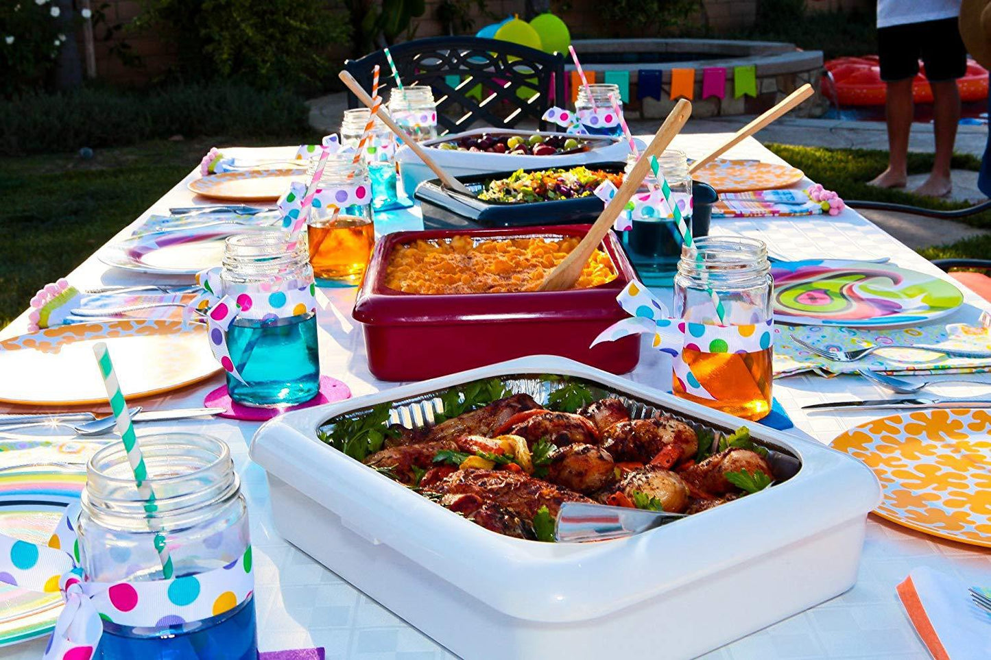 Portable Casserole Dinnerware Set