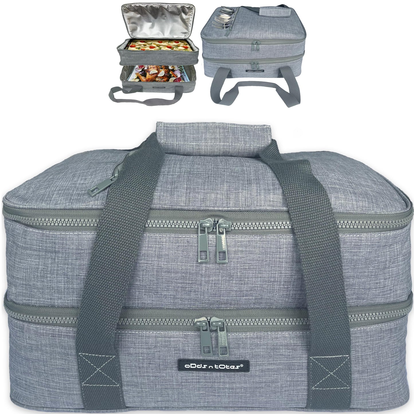 Insulated Double Decker Casserole Carrier