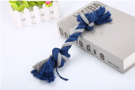 Large Cotton Knot Rope Dog Toy – 28cm Chew & Tug Toy