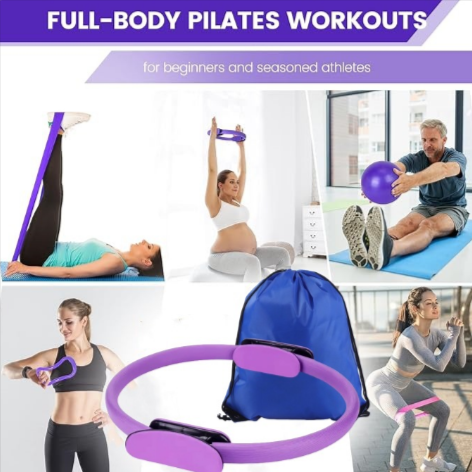 13-Piece Yoga & Pilates Set – Complete Home Workout Kit
