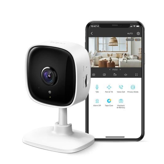 Indoor Security Camera – 2K HD, Night Vision & 2-Way Audio