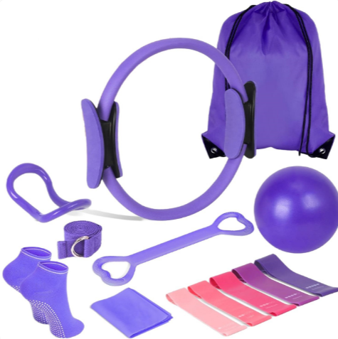 13-Piece Yoga & Pilates Set – Complete Home Workout Kit