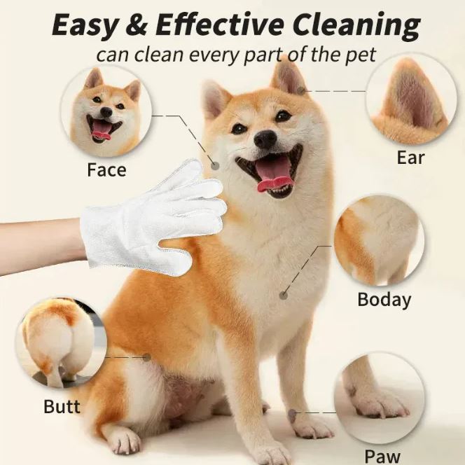 Pet Disposable Grooming Gloves