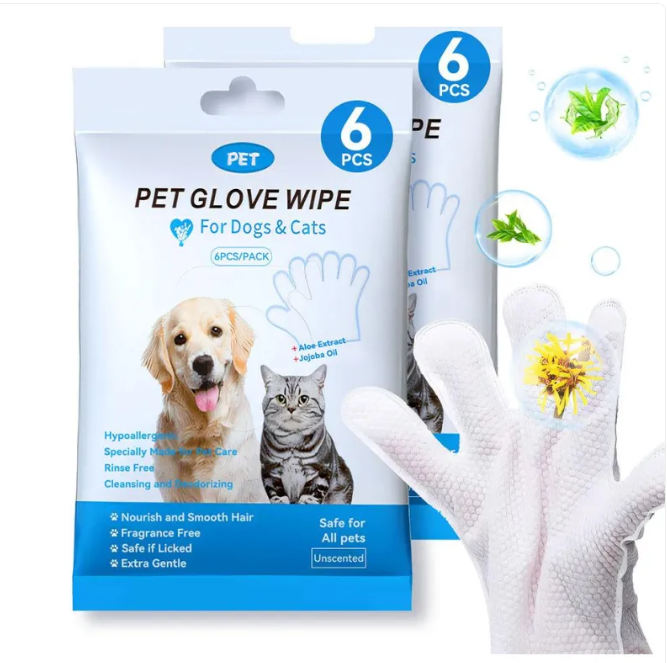 Pet Disposable Grooming Gloves