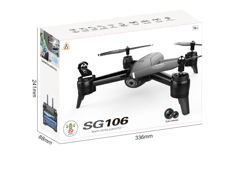 4K Dual Camera Drone – 22-Min Flight Time, Optical Flow & App Control